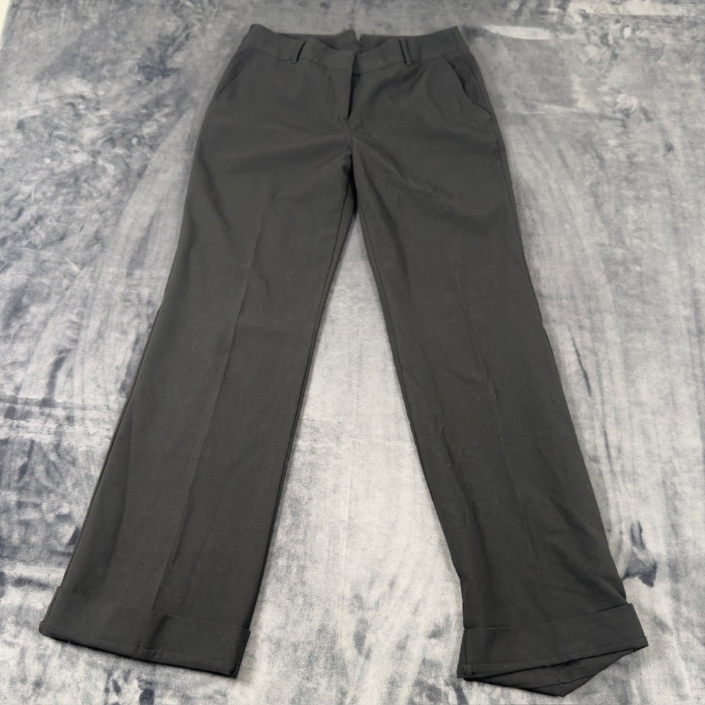 The Limited Dress Pants Womens 5 Black Cuffed Straight Leg Professional 91T05